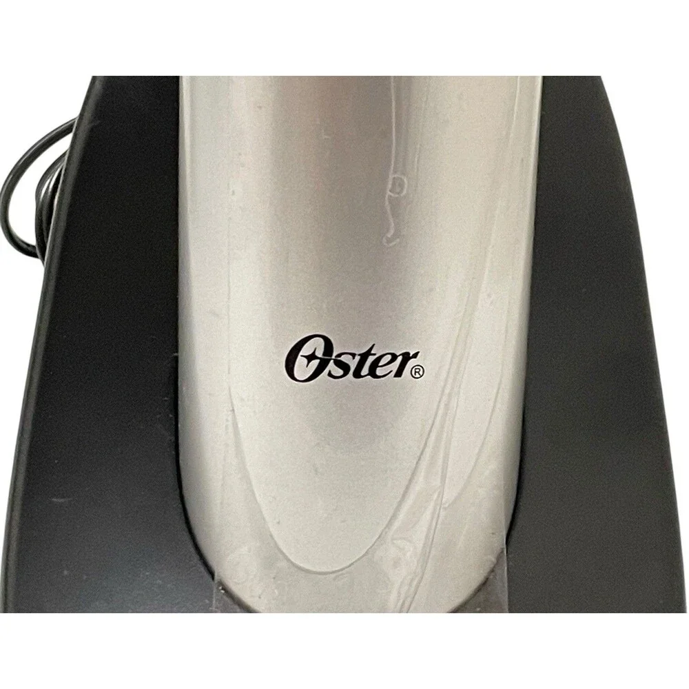 Oster Silver Electric Wine Bottle Opener Stand W/Charger Model# FPSTBW8207-S